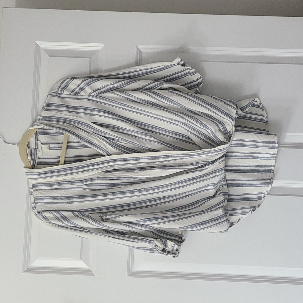 Loft wrap blouse